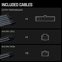 Electronics-Appliances-Tecware-Flex-Sleeved-Extension-Cables-Set-Black-Grey-TWAC-FLEXBKGR-3