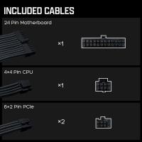 Electronics-Appliances-Tecware-Flex-Sleeved-Extension-Cables-Set-Black-TWAC-FLEXBK-4