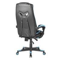 Gaming-Chairs-Brateck-Premium-PU-Gaming-Chair-with-Retractable-Footrest-Black-Blue-3