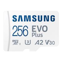 Samsung EVO Plus 256GB V30 A2 U3 130MB/s MicroSDXC Card with Adapter