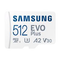 Samsung EVO Plus 512GB U3 V30 A2 MicroSDXC Card with Adapter