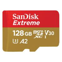 SanDisk 128GB Extreme A2 U3 V30 UHS-I MicroSDXC Card