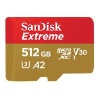 SanDisk 512GB 4K UHS-I U3 C30 V30 130MB/s MicroSDXC Card