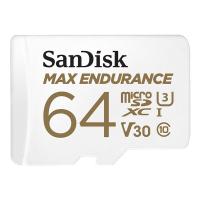 SanDisk 64GB Max Endurance V30 C10 U3 MicroSDXC Card with Adapter