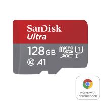 SanDisk Ultra 128GB A1 C10 U1 120MB/s MicroSDXC Card for Chromebook