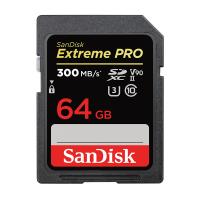 SanDisk Extreme Pro 64GB UHS-II C10 300MB/s SDXC Card