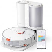 Roborock S7+ Plus Robot Vacuum and Sonic Mop with Auto-Empty Dock White