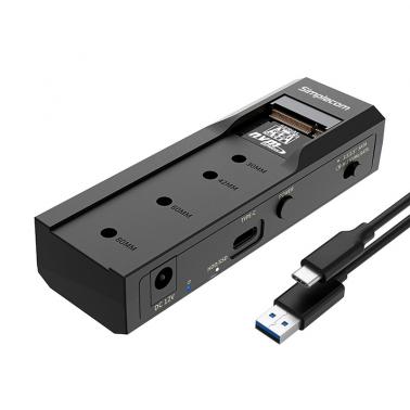 Simplecom USB to M.2 and SATA 2-IN-1 Adapter for 2.5in and 3.5in HDD ...