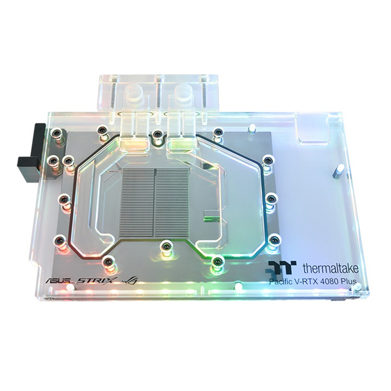 Thermaltake Pacific V-RTX 4080 Plus GPU Water Block for ASUS ROG and TUF Graphics Cards (CL-W380-PL00SW-A)