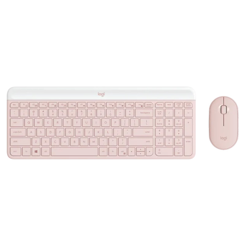Logitech MK470 Slim Combo Wireless Keyboard and Mouse Combo - Rose (920-011326)