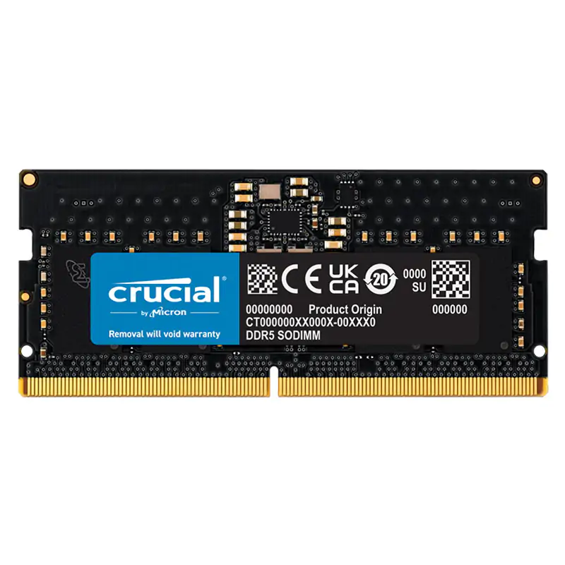 Crucial 8GB (1x8GB) CT8G48C40S5 4800MHz SODIMM DDR5 RAM
