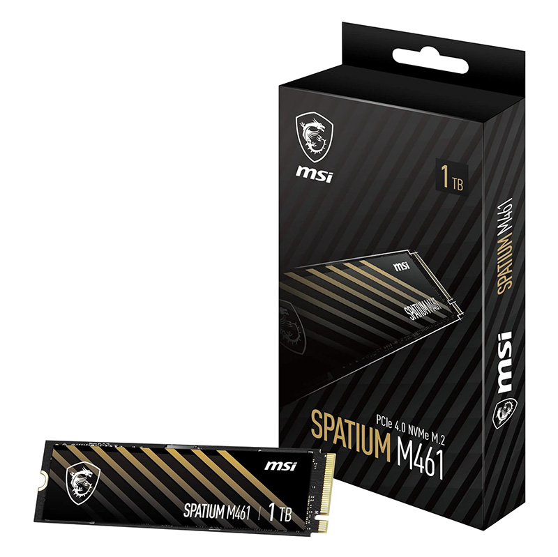 MSI Spatium M461 1TB PCIe M.2 NVMe SSD (MSI SPATIUM M461 1TB)