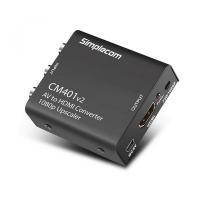 Simplecom Composite AV CVBS to HDMI Video Converter 1080p Upscaler Alloy Case (CM401v2)