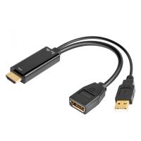 Simplecom 4K HDMI to DisplayPort Active Adapter Converter and USB Powered (DA206)
