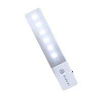 Simplecom EL608-6K Rechargeable Infrared Motion Sensor LED Night Light - Cool White