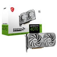 MSI GeForce RTX 4070 Ventus 2X White 12G OC Graphics Card (GeForce RTX 4070 VENTUS 2X WHITE 12G OC)