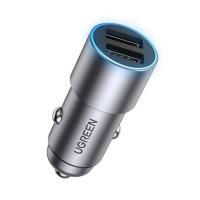 Mobile-Phone-Accessories-UGreen-24W-Dual-Port-USB-A-Car-Charger-Grey-4