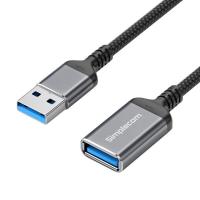 Simplecom Nylon Braided USB-A Male to USB-A Female USB 3.0 Extension Cable 2m (CAU320)