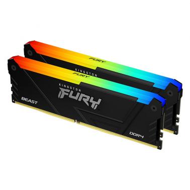 Kingston 32GB (2x16GB) KF432C16BB12AK2/32 Fury Beast RGB 3200MHz CL16 ...