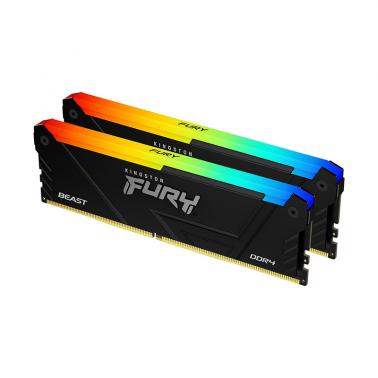 Kingston 32GB (2x16GB) KF432C16BB2AK2/32 Fury Beast RGB 3200MHz DDR4 RAM - OPENED BOX 90026
