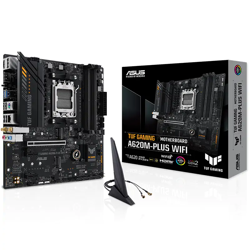 Asus TUF Gaming A620M-PLUS WiFi AM5 mATX Motherboard (TUF GAMING A620M-PLUS WIFI)