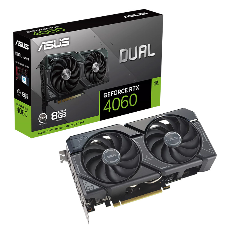 Asus GeForce RTX 4060 Gaming 8G Graphics Card (90YV0JC1-M0NA00)