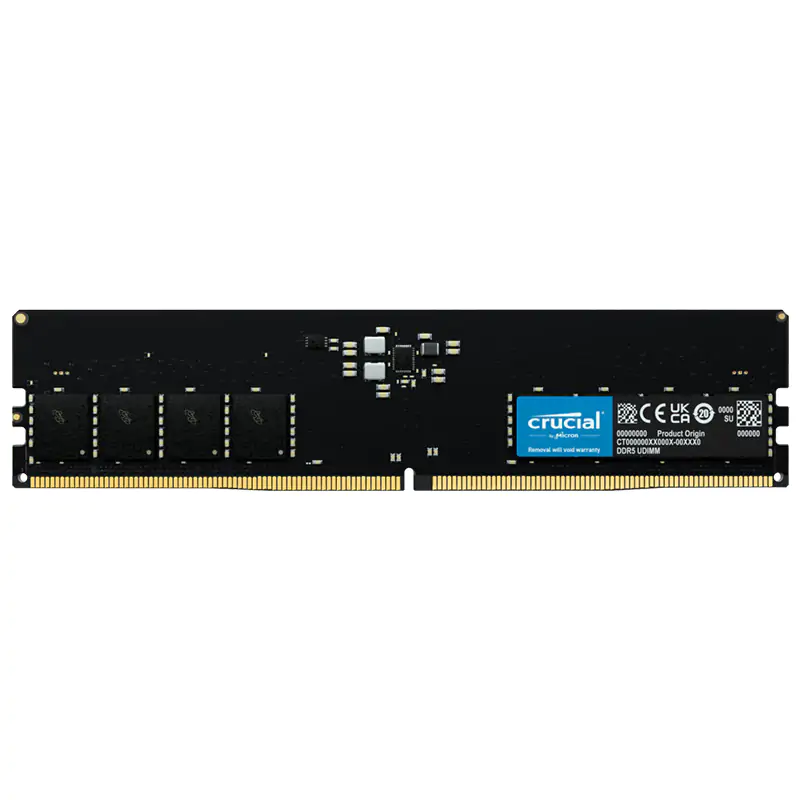 Crucial 32GB (1x32GB) CT32G56C46U5 5600MHz CL46 DDR5 RAM - Umart