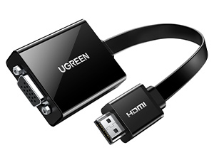 UGREEN HDMI to VGA Converter 25cm (Black)