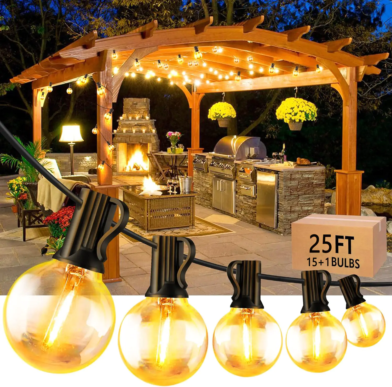 Ip65 led store string lights