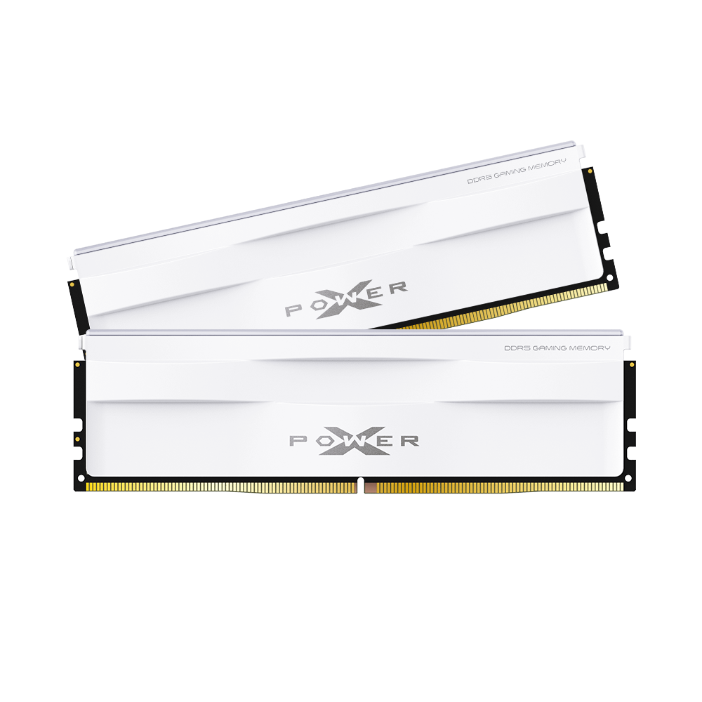 Silicon Power XPOWER Zenith 16GBx2 CL30,1.35V UDIMM 6000MHz DDR5 RAM - White, SP032GXLWU60AFDG