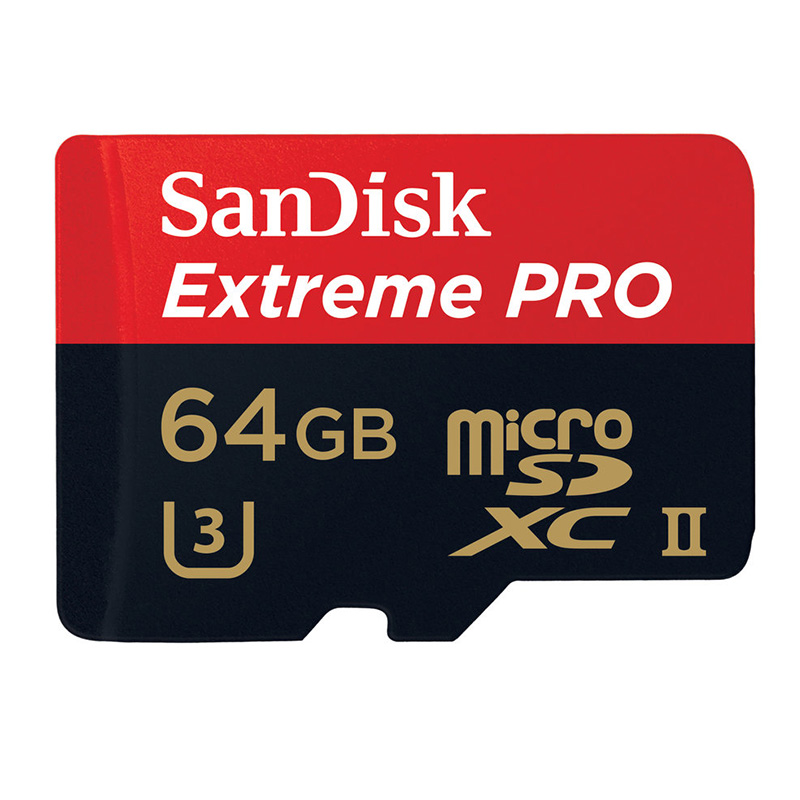 SanDisk 64GB Extreme Pro UHS-II Class 10 275MB/s MicroSDXC Card