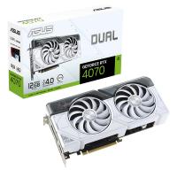 Asus GeForce RTX 4070 Dual 12G White Graphics Card (DUAL-RTX4070-12G-WHITE)