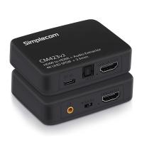 Audio-Cables-Simplecom-CM423v2-HDMI-Audio-Extractor-4K-HDMI-to-HDMI-and-Optical-SPDIF-3-5mm-Stereo-1