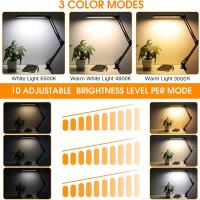 LED-Desk-Lights-Upgrade-18W-LED-Desk-Lamp-Longer-Swing-Arm-Table-Lamp-with-Clamp-Eye-Caring-Architect-Desk-Light-Dimmable-Lamp-with-3-Color-Modes-10-Brightness-Levels-48