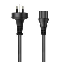 Power-Cables-Cruxtec-PTP-100-18BK-3-Pin-AU-Male-to-Female-IEC-C13-Power-Cable-1-8m-4