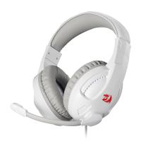 Redragon H211 Cronus White Wired Gaming Headset, Stereo Surround Sound, 40 mm Drivers, Over-Ear Headphones Works for PC/PS5/XBOX/NS