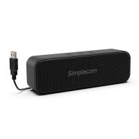 Simplecom Portable USB Stereo Soundbar Speaker with Volume Control for PC Laptop (UM228)