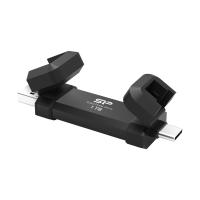 Silicon Power 1TB DS72 USB 3.2 Gen2 Flash Drive - Black, R/W up to 1,050/850 MB/s, SP001TBUC3S72V1K
