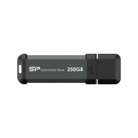 Silicon Power 250GB MS70 USB 3.2 Flash Drive - Gray, R/W up to 1,050/850 MB/s, SP250GBUF3S70V1G