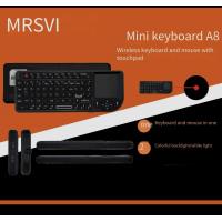 2.4g A8 keyboard with touch control, multifunctional seven color backlight, multilingual USB handheld keyboard