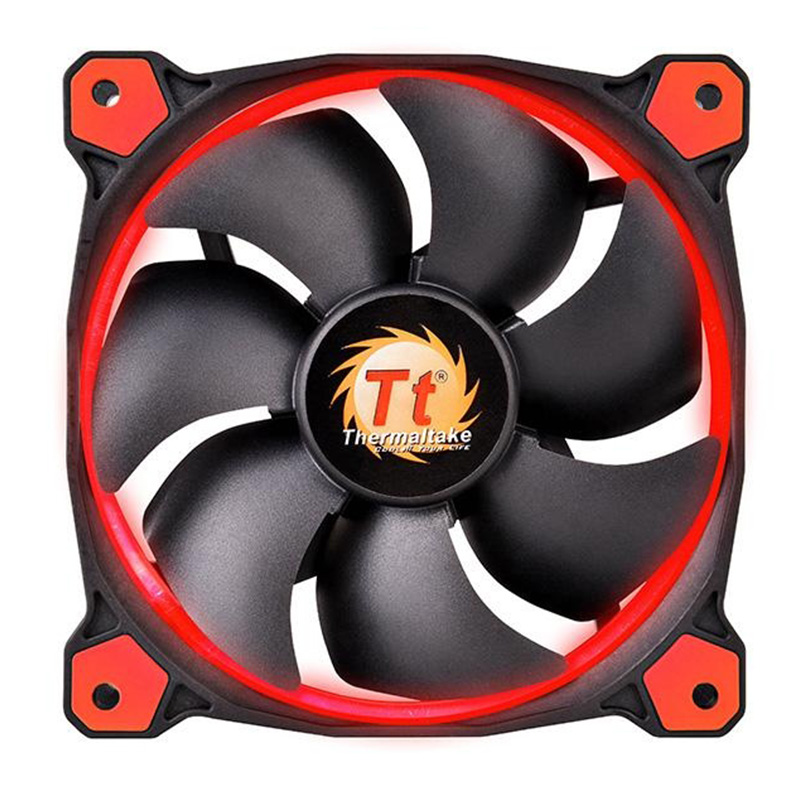 Thermaltake Riing 12 High Static Pressure 120mm Red LED Fan (CL-F038-PL12RE-A)