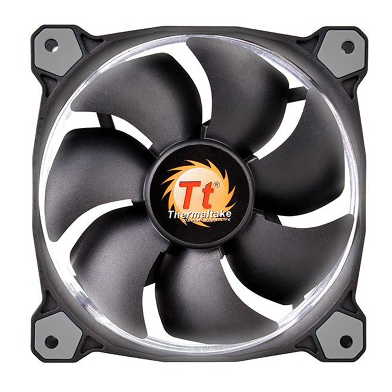 Thermaltake Riing 12 High Static Pressure 120mm White LED Fan (CL-F038-PL12WT-A)
