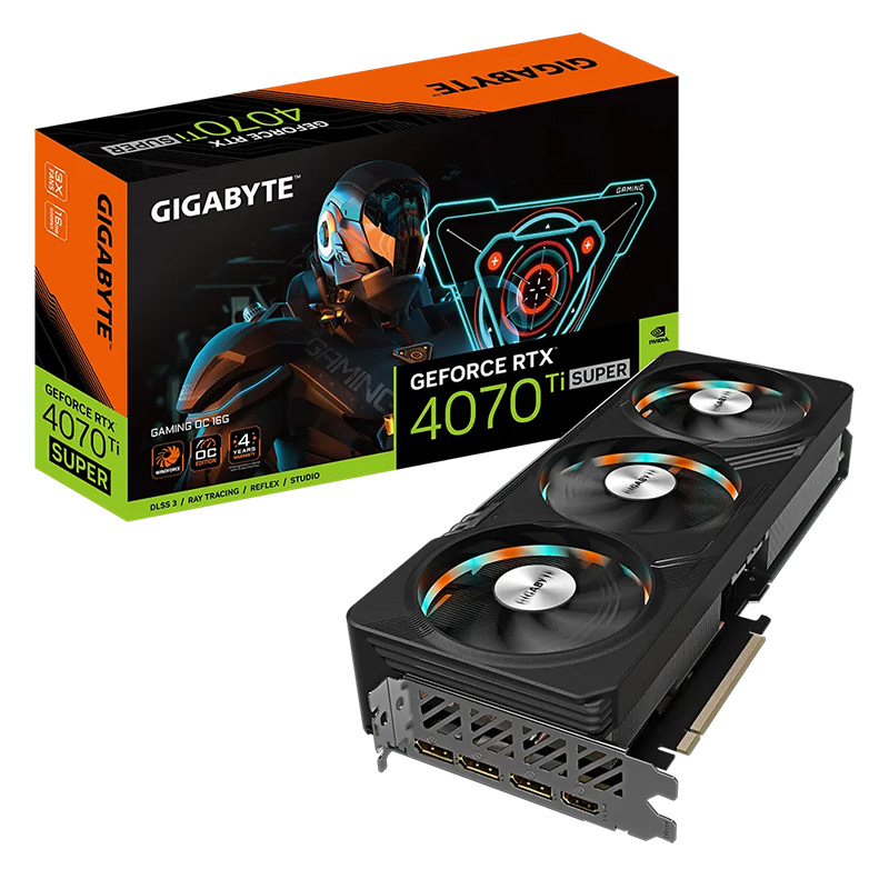 Gigabyte GeForce RTX 4070 Ti Super Gaming OC 16G Graphics Card (GV-N407TSGAMING-OC-16GD)