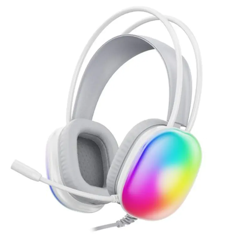 Lenovo Lecoo HT409 Wired USB Gaming Headset White Umart .au