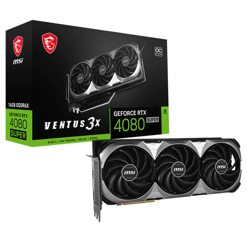MSI GeForce RTX 4080 Super Ventus 3X OC 16G Graphics Card (GeForce RTX 4080 SUPER 16G VENTUS 3X OC)