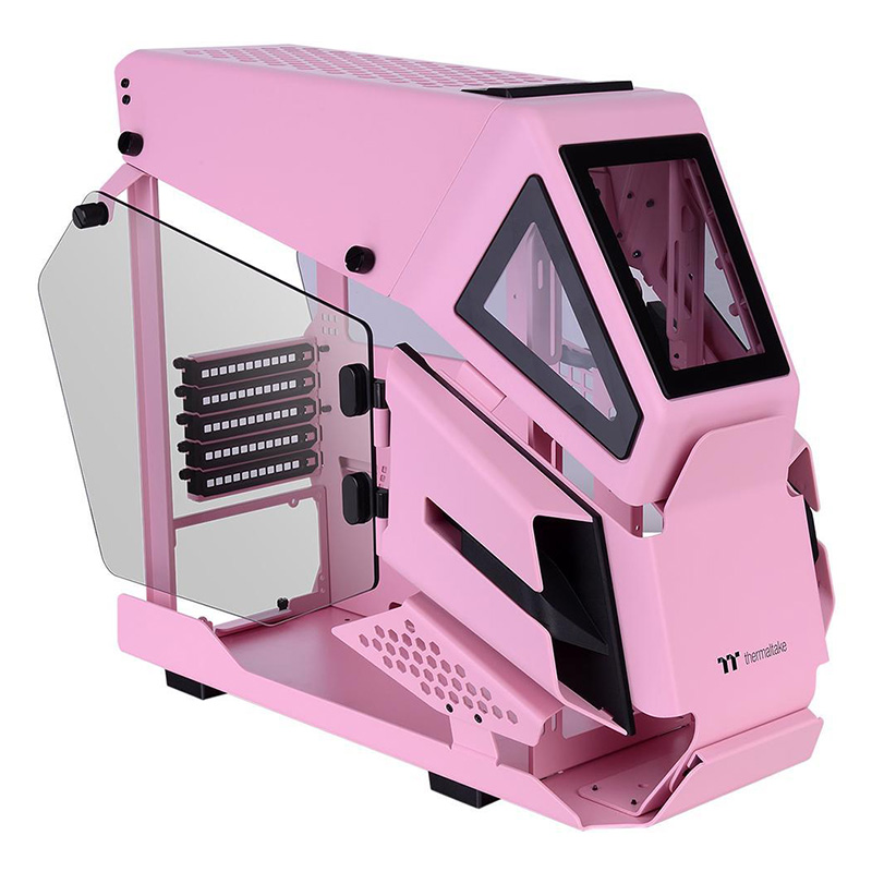 Thermaltake AH T200 TG mATX Case - Pink and Black (CA-1R4-00SAWN-00)