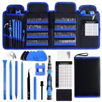 Screwdriver Sets 142-Piece Electronics Precision Screwdriver with 120 Bits Magnetic Repair Tool Kit for iPhone,MacBook,Computer,Laptop,PC,Tablet