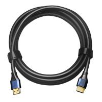 Cruxtec HDMI 2.1 8K with Ethernet Male to Male PVC Sheathed Cable - 3m