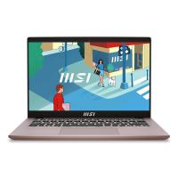 MSI Modern 14 14in FHD IPS i5-1235U Iris Xe 512GB SSD 16GB RAM W11H Laptop - Beige Rose (Modern 14 C12M-272AU)