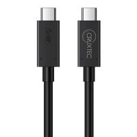 Cruxtec USB4 USB-C Full-Feature Coaxial Cable 1m